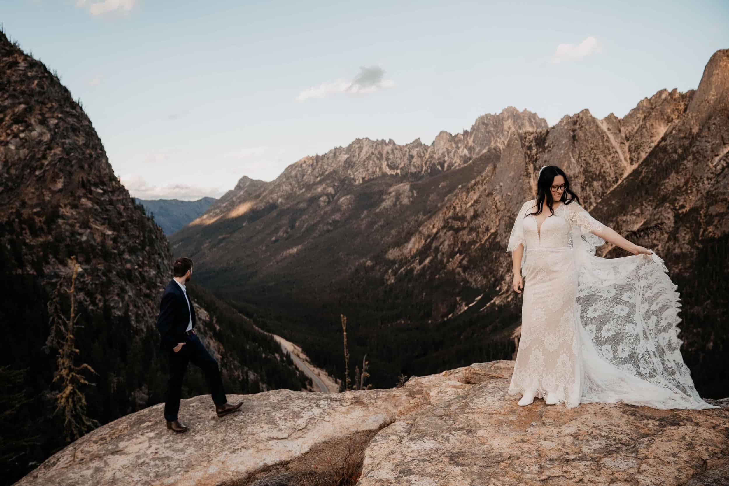Best locations have an elopement in the North Cascades National Park