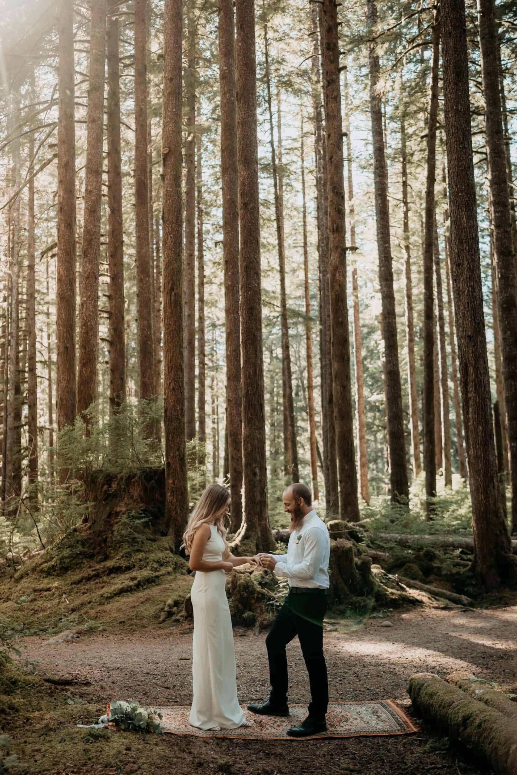 Best places to elope in the US: Forest locations